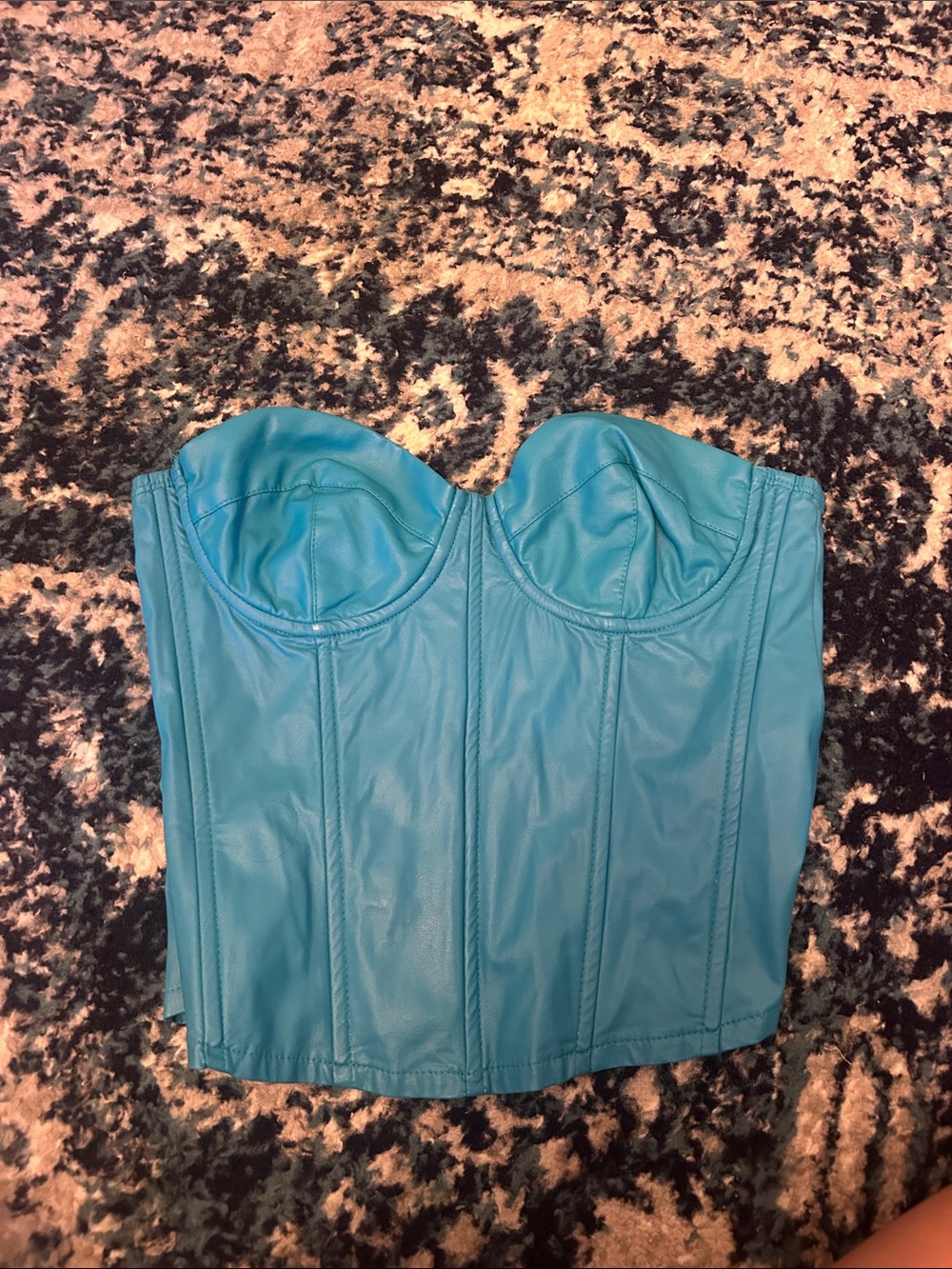 Edikted blue corset top